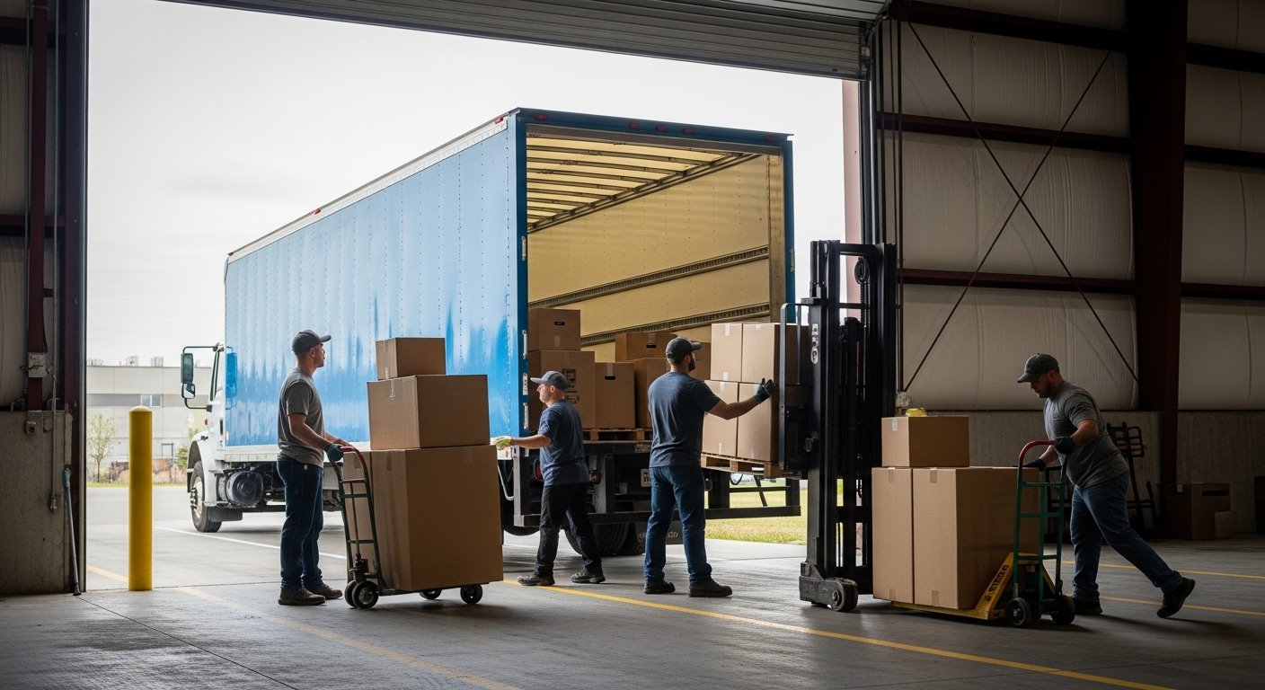 Logistics road visual supplied for Charles Warren Logistics