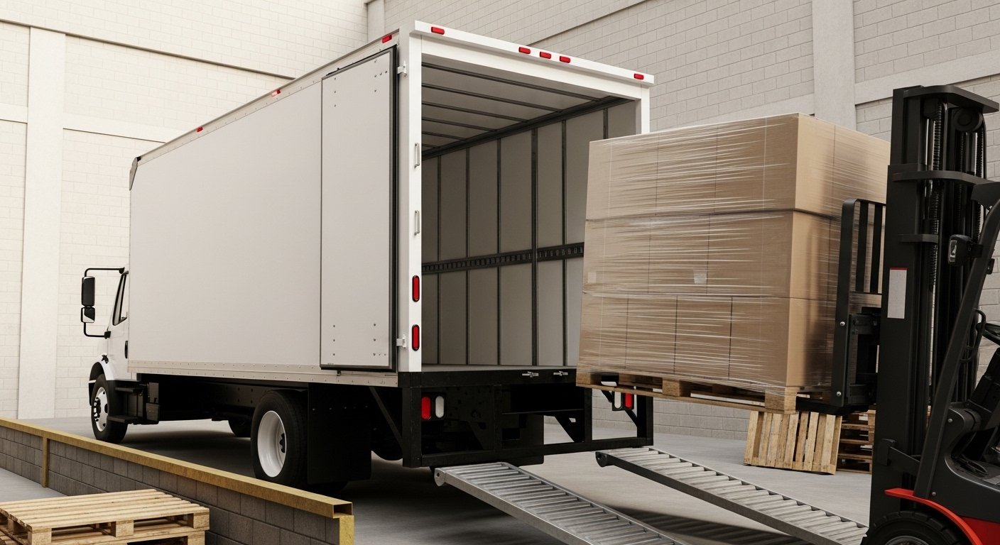Trucking visual supplied for Charles Warren Logistics