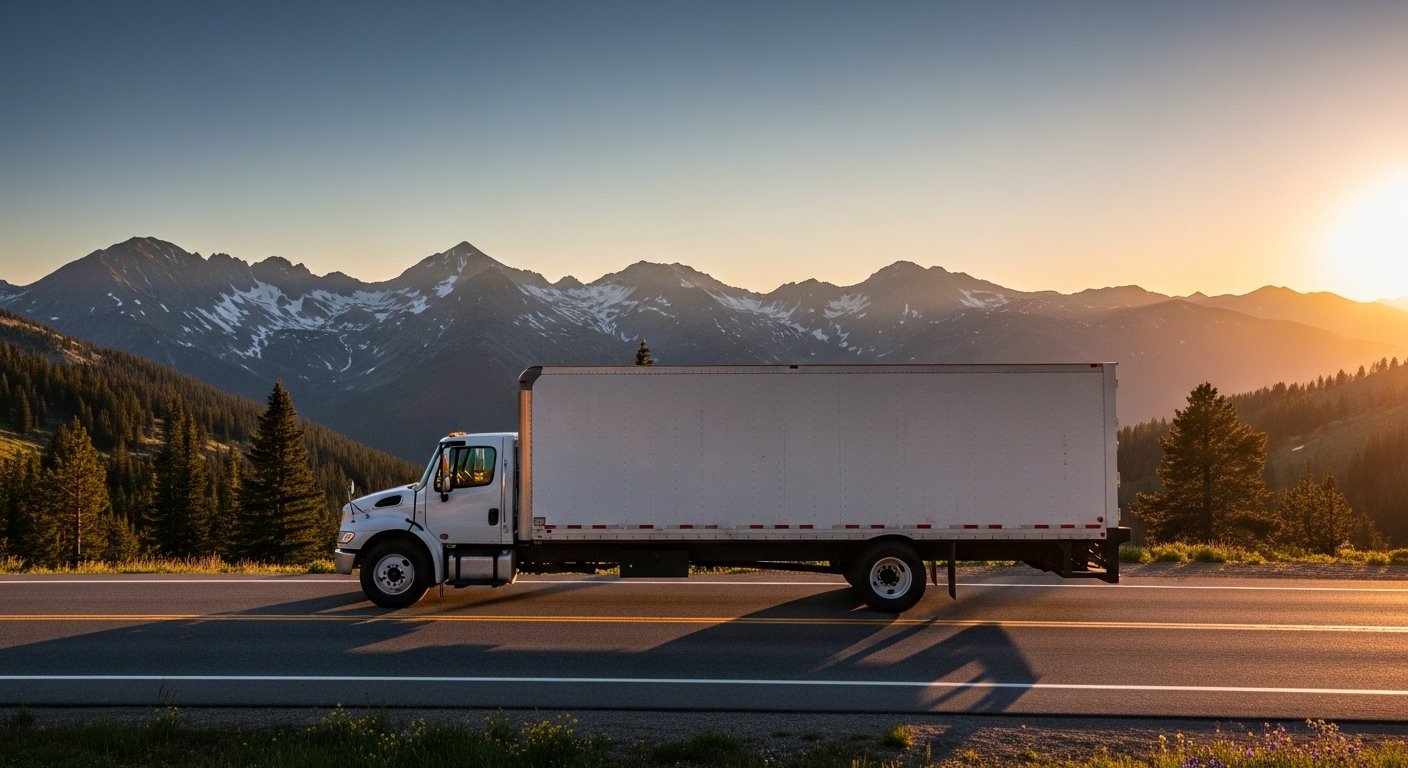 Trucking route visual supplied for Charles Warren Logistics